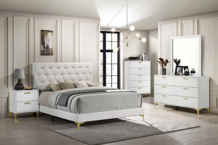 Kendall - Dresser Mirror - White Mirror modern furniture Contempo Furniture