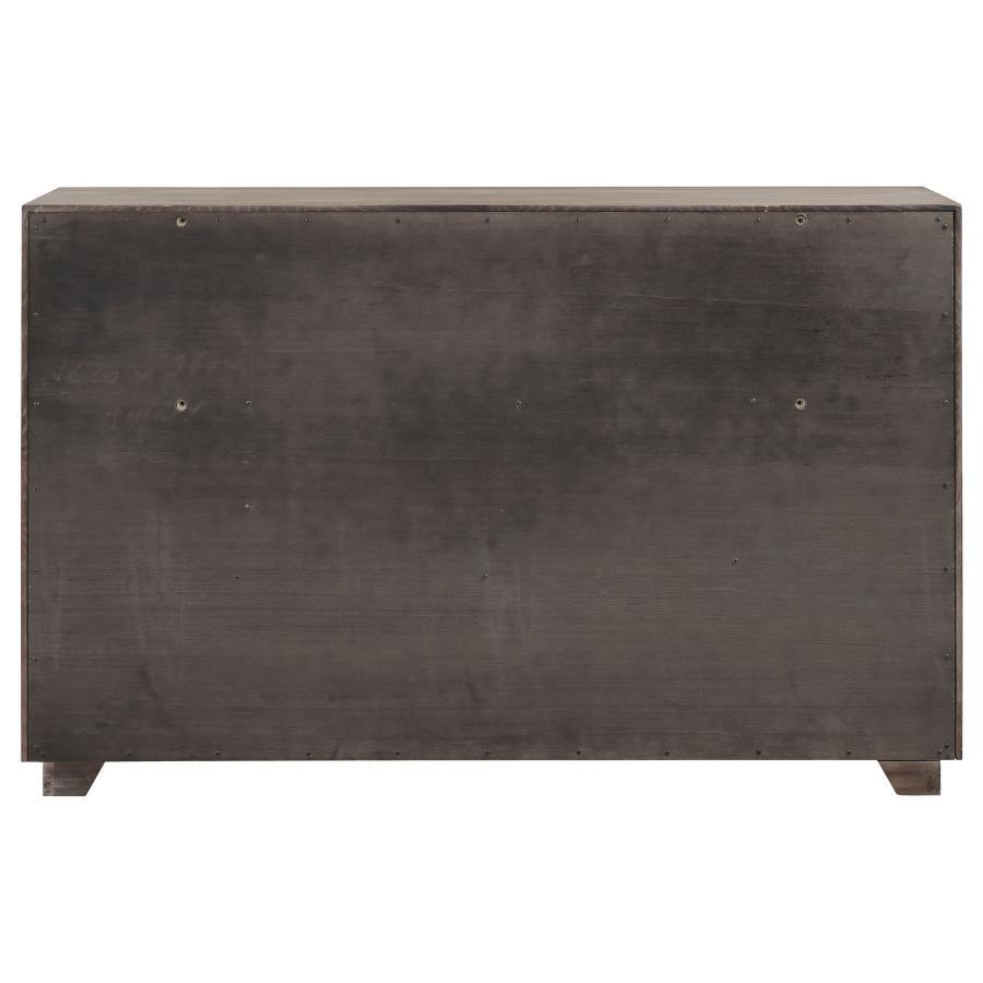 Kenora - 6 - Drawer Dresser - Barley Brown Dressers modern furniture Contempo Furniture