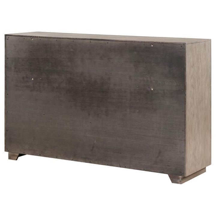 Kenora - 6 - Drawer Dresser - Barley Brown Dressers modern furniture Contempo Furniture