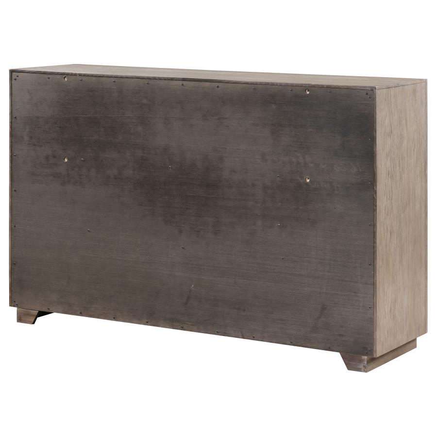Kenora - 6 - Drawer Dresser - Barley Brown Dressers modern furniture Contempo Furniture