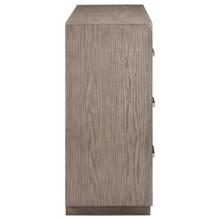 Kenora - 6 - Drawer Dresser - Barley Brown Dressers modern furniture Contempo Furniture