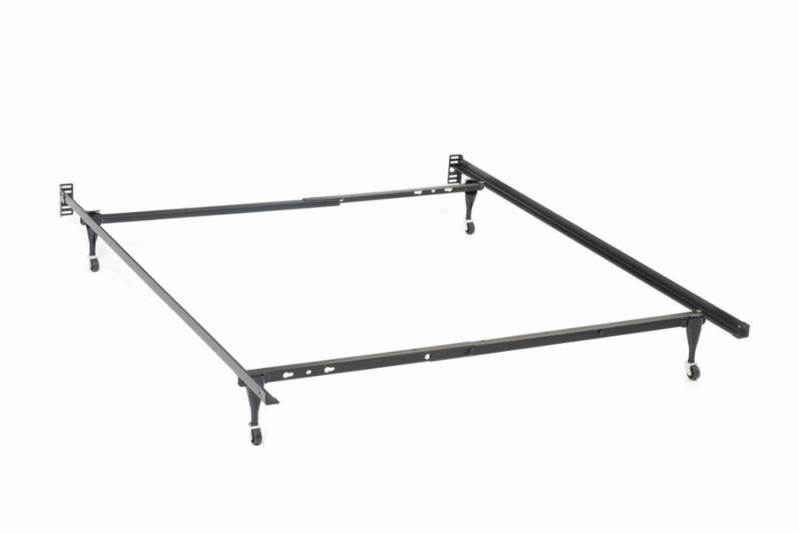 Kerns - Twin Or Full Bed Frame - Black Foundation modern furniture Contempo Furniture