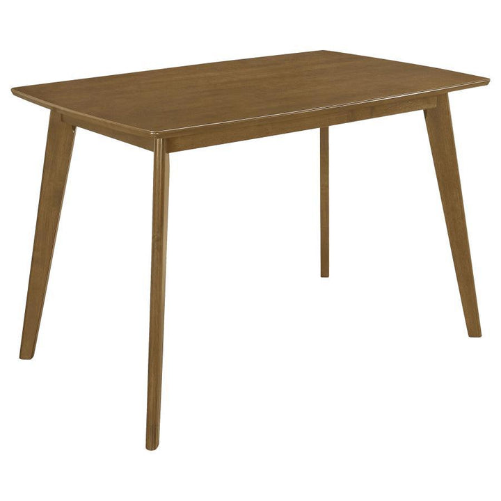Kersey - Rectangular Wood Dining Table - Chestnut Dining Table modern furniture Contempo Furniture