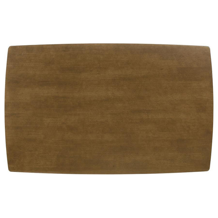 Kersey - Rectangular Wood Dining Table - Chestnut Dining Table modern furniture Contempo Furniture