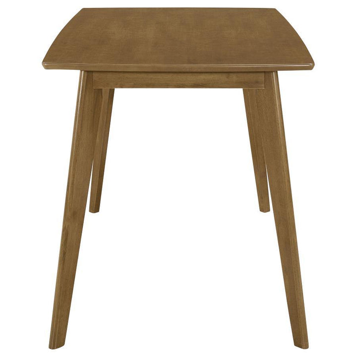 Kersey - Rectangular Wood Dining Table - Chestnut Dining Table modern furniture Contempo Furniture