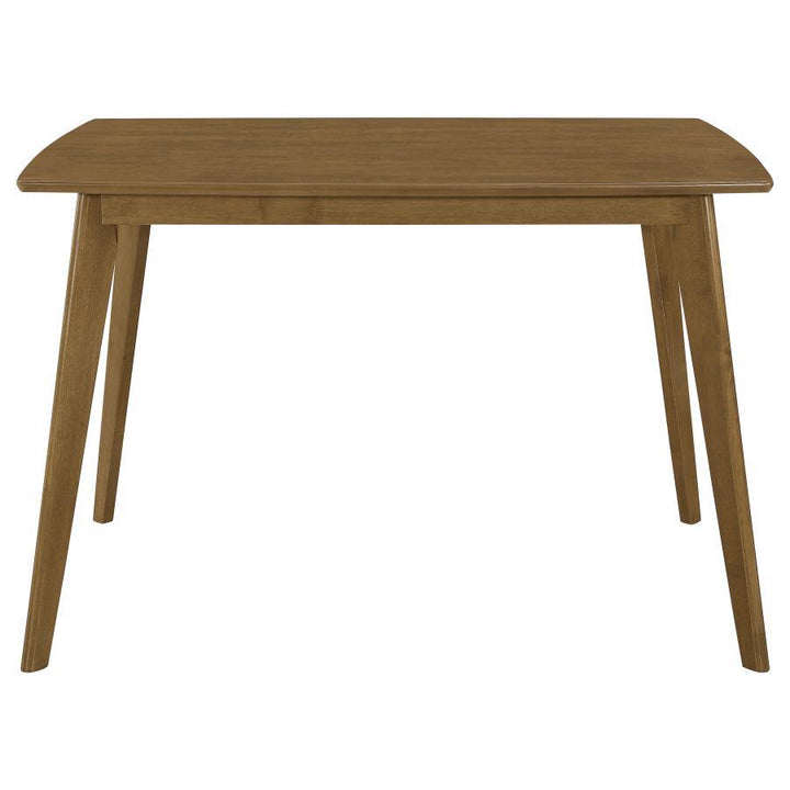 Kersey - Rectangular Wood Dining Table - Chestnut Dining Table modern furniture Contempo Furniture