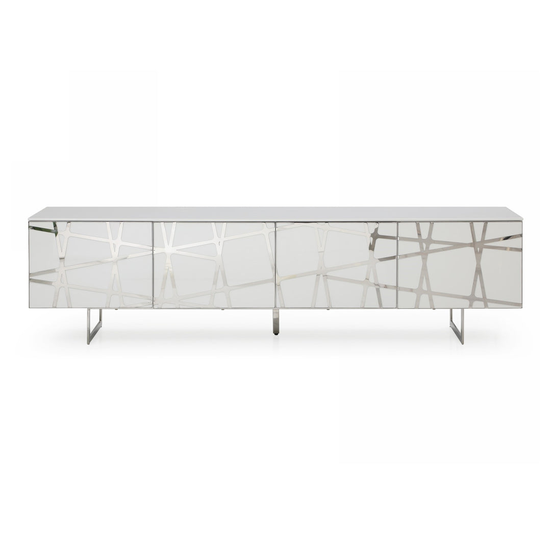 Kilson - Modern White TV Stand