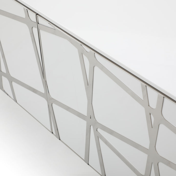 Kilson - Modern White TV Stand
