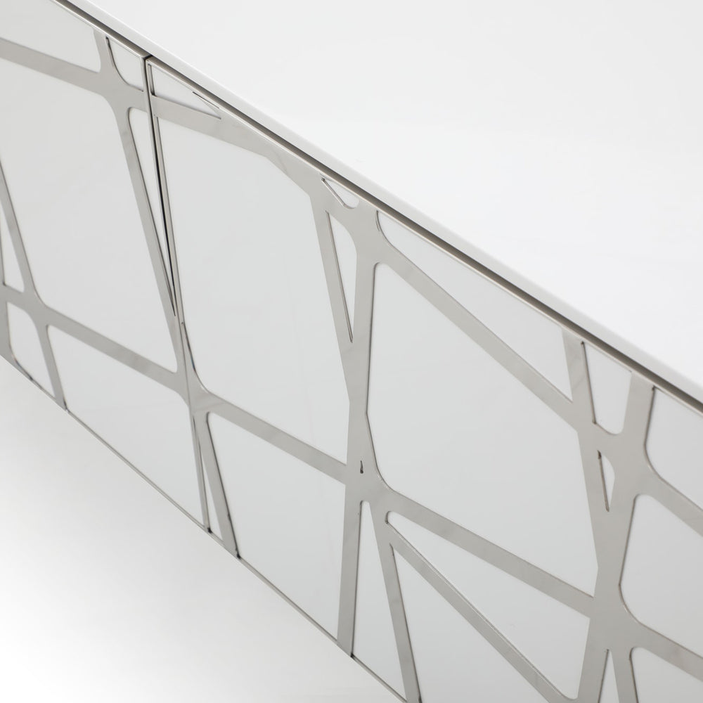 Kilson - Modern White TV Stand - View 10