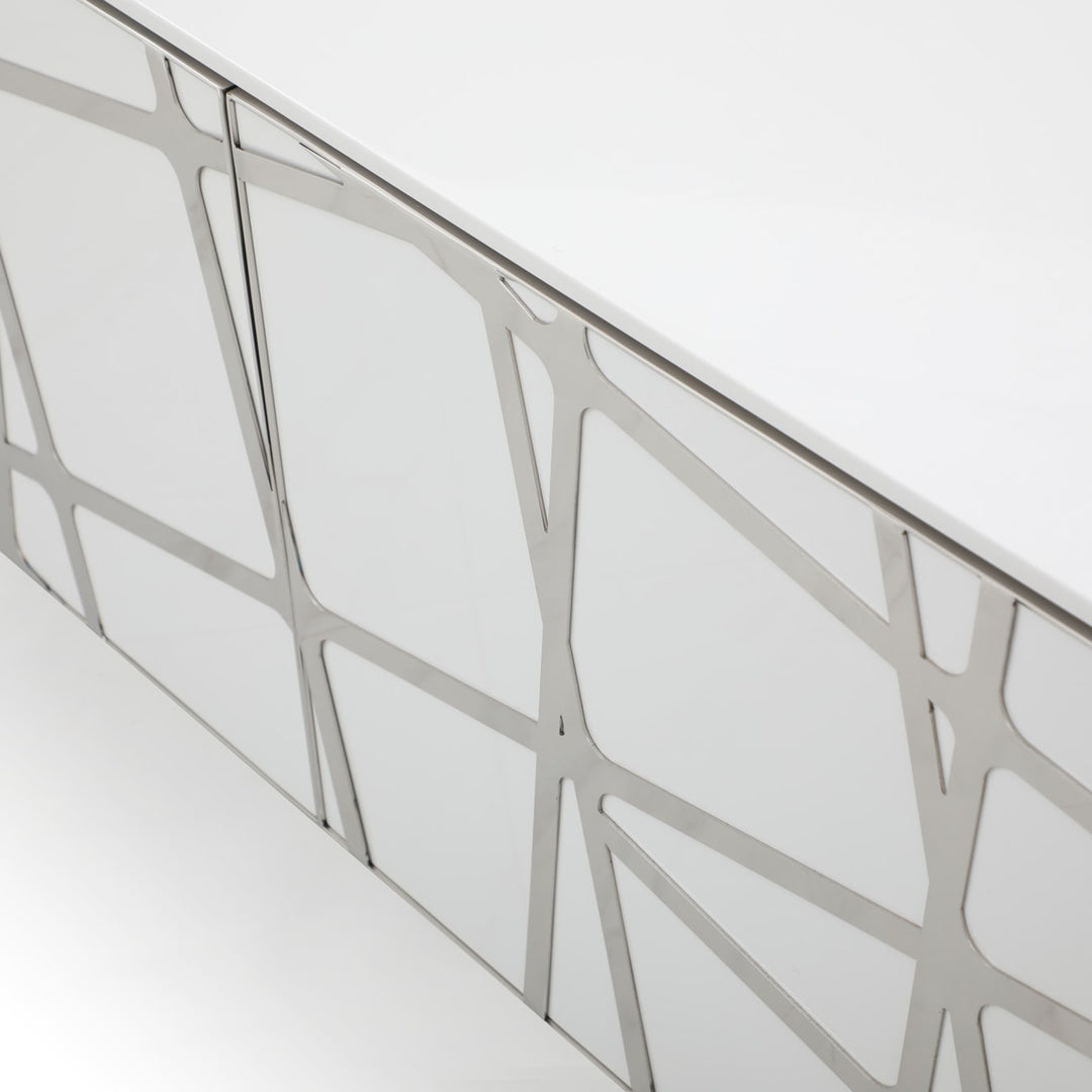 Kilson - Modern White TV Stand