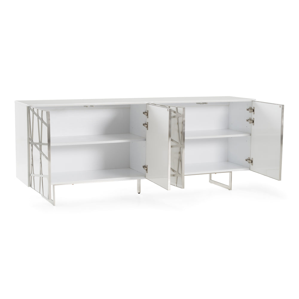 Kilson - Modern White Buffet - View 5