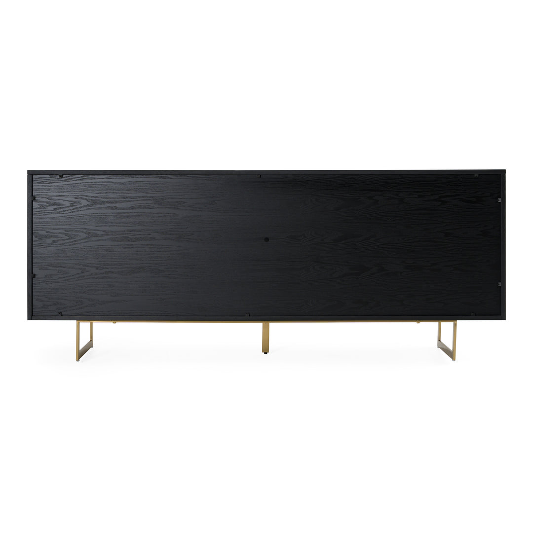 Kilson - Modern Black Oak & Champagne Gold Buffet