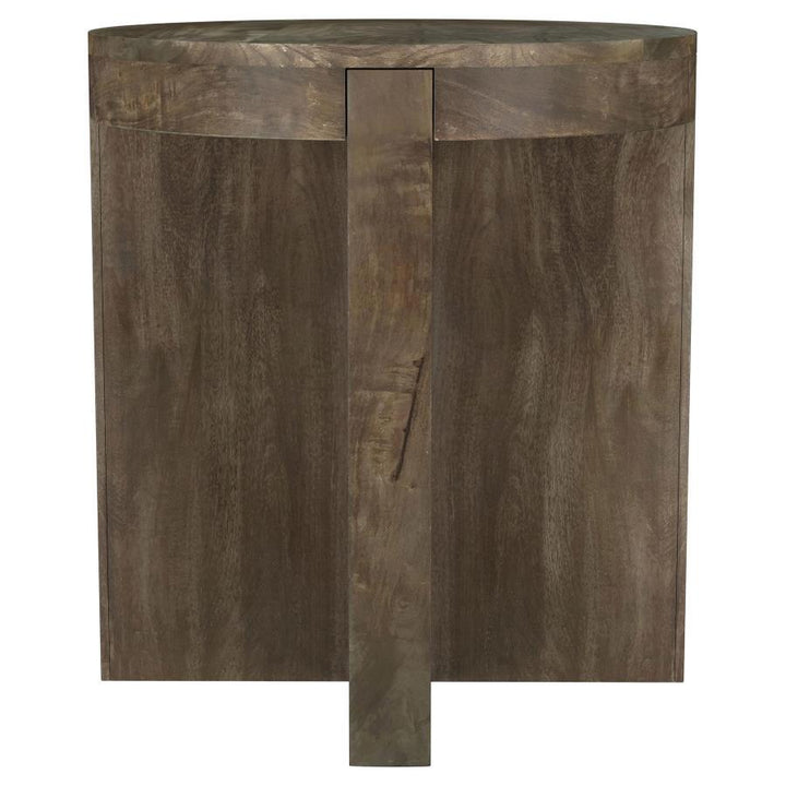 Kinkaid - 2 Piece Solid Wood Coffee And End Table Set - Brown Table Set modern furniture Contempo Furniture