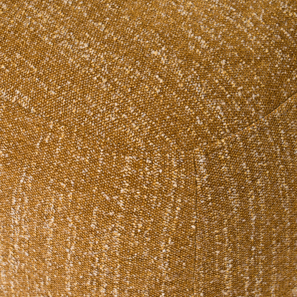 Kinsey - Modern Mustard Large River Rock Ottoman - View 6