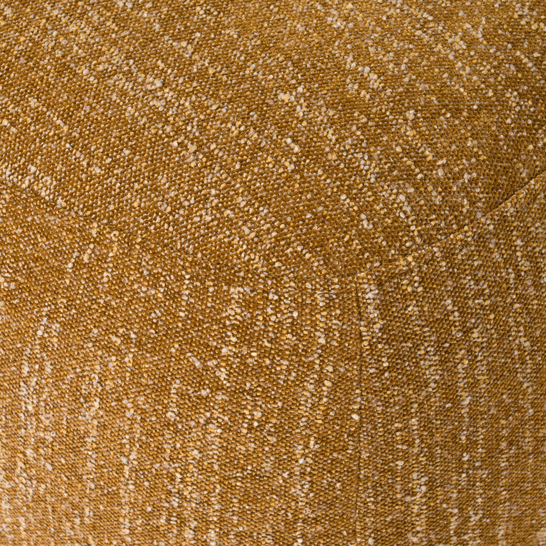 Kinsey - Modern Mustard Large River Rock Ottoman