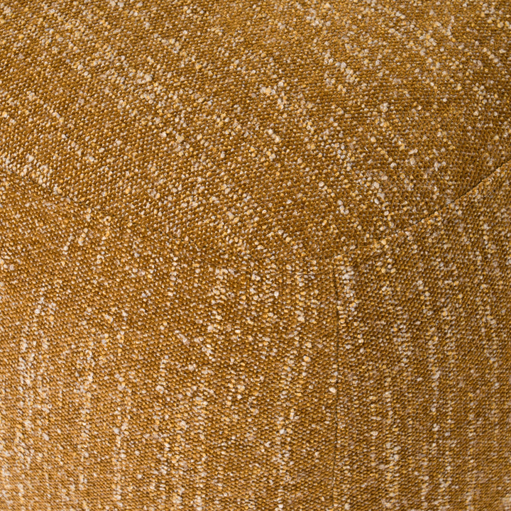 Kinsey - Modern Mustard Large River Rock Ottoman