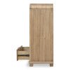 Kione Five Drawer Acacia Wood Chest in Lioness Chest modern furniture Contempo Furniture