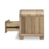 Kione One Drawer Acacia Wood Nightstand in Lioness Nightstand modern furniture Contempo Furniture