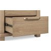 Kione Two Drawer Acacia Wood Nightstand in Lioness Nightstand modern furniture Contempo Furniture