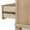Kione Two Drawer Acacia Wood Nightstand in Lioness Nightstand modern furniture Contempo Furniture