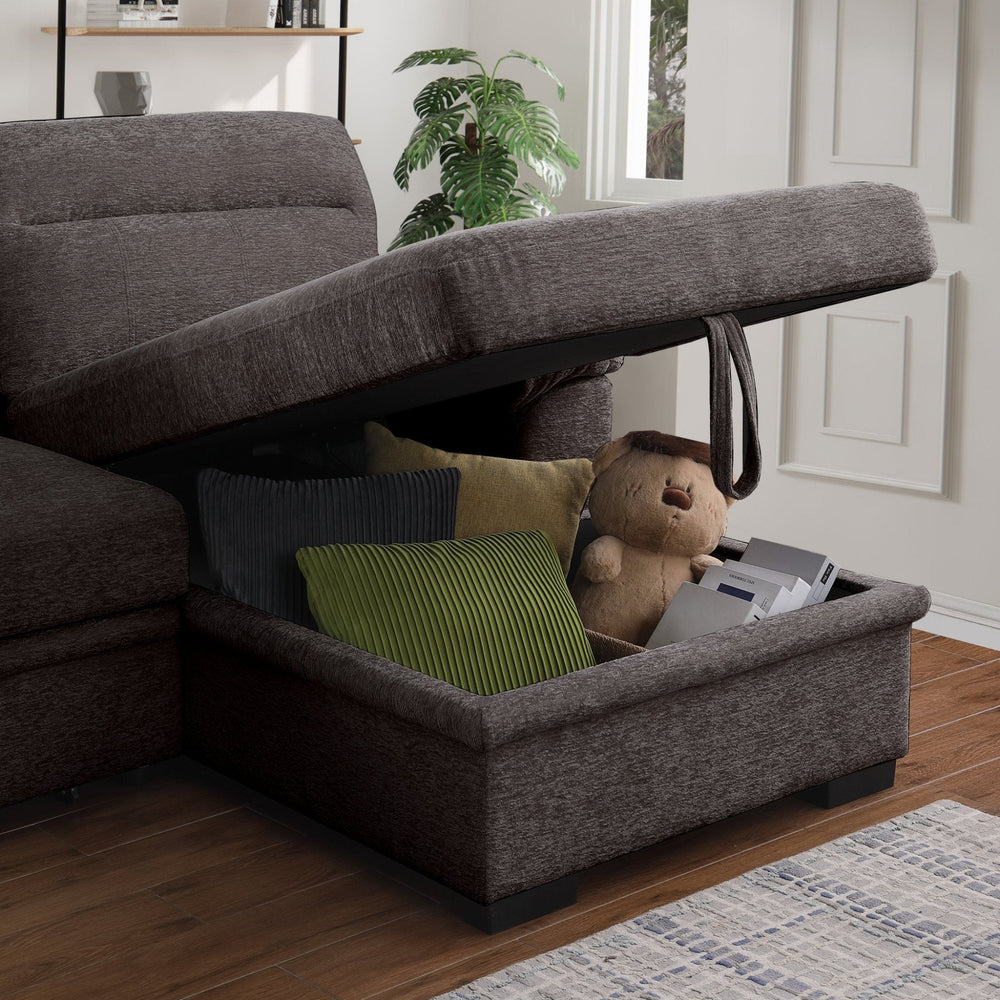 kipling-ii-94-inch-brown-chenille-fabric-sleeper-sectional-sofa
