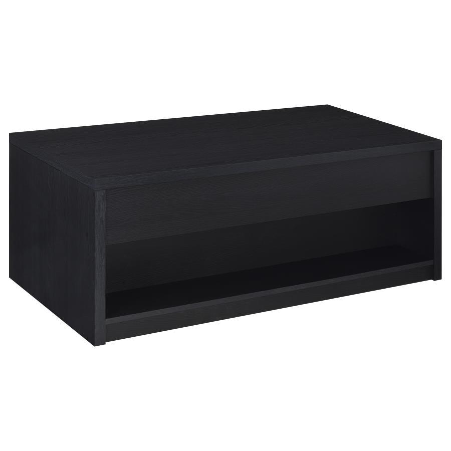 Knapp - 2 Piece Lift Top Coffee Table Set - Black Table Set modern furniture Contempo Furniture