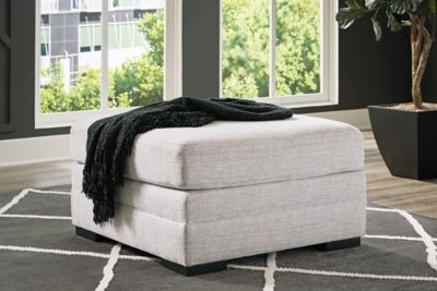 Koralynn Oversized Accent Ottoman - Gray Accent Ottoman modern furniture Contempo Furniture