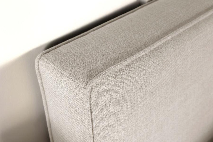 Kosmo - Upholstered Twin Panel Headboard - Sand Upholstered HeadBoard modern furniture Contempo Furniture