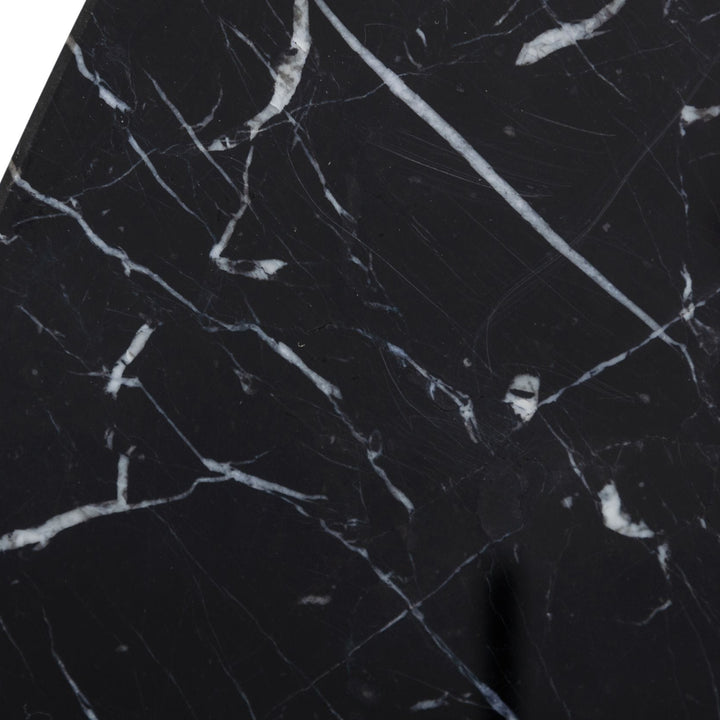 Kowal - Glam Black Marble Dining Table