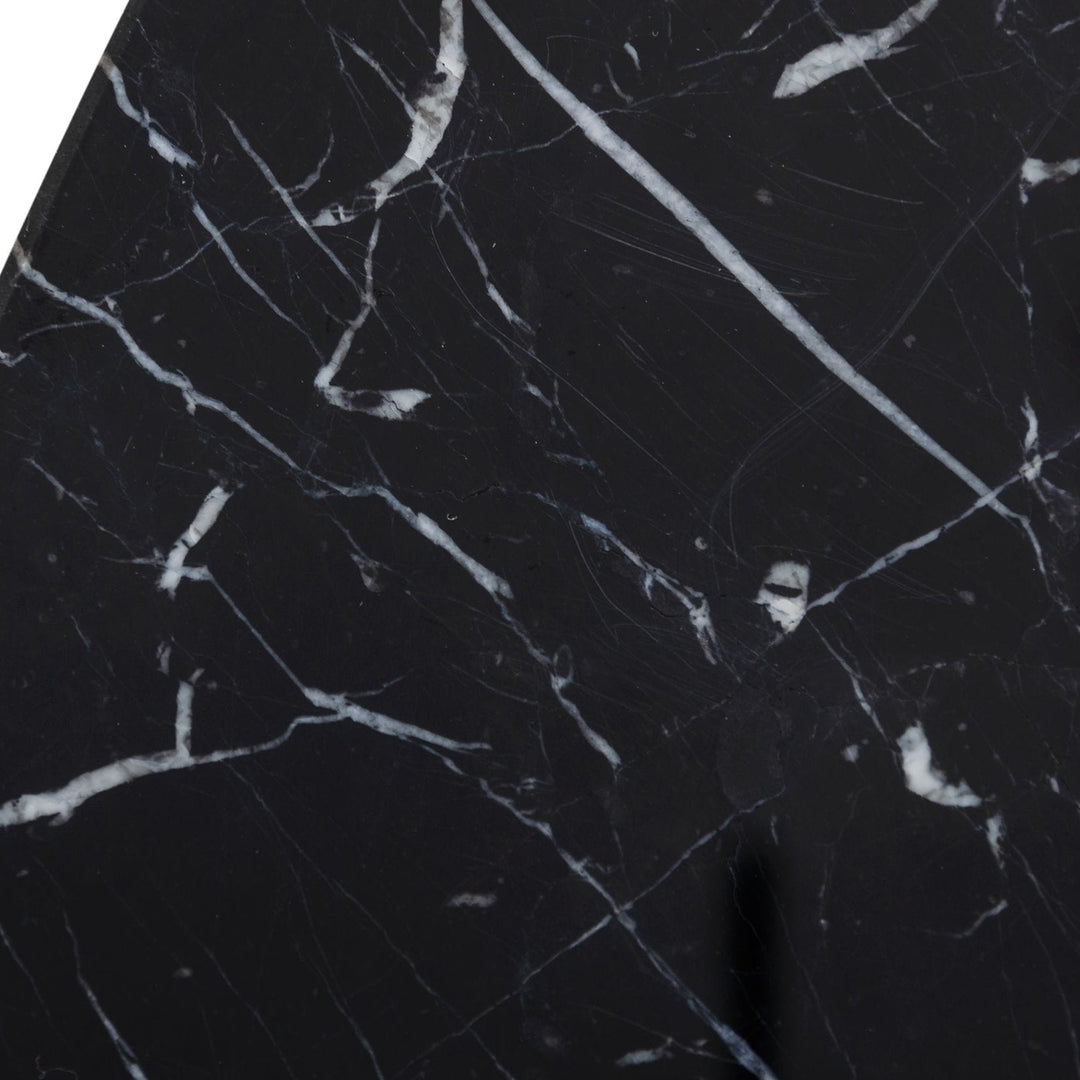 Kowal - Glam Black Marble Dining Table