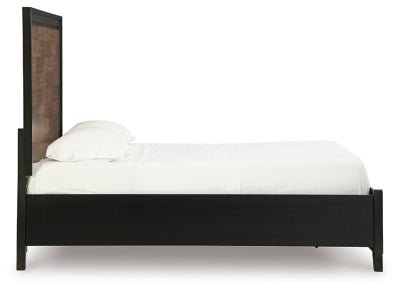 Kraeburn California King Panel Storage Bed - Dark Brown Storage Bed modern furniture Contempo Furniture