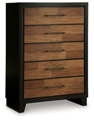 Kraeburn Chest of Drawers - Dark Brown Accent Chest modern furniture Contempo Furniture