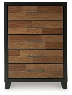 Kraeburn Chest of Drawers - Dark Brown Accent Chest modern furniture Contempo Furniture