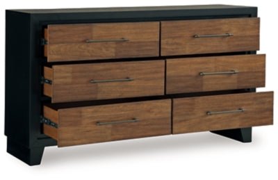 Kraeburn Dresser - Dark Brown Dresser modern furniture Contempo Furniture