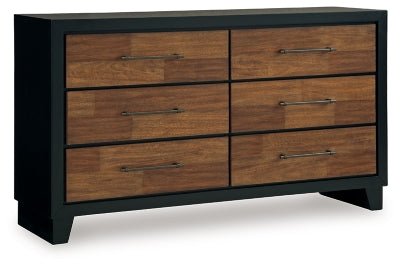 Kraeburn Dresser - Dark Brown Dresser modern furniture Contempo Furniture