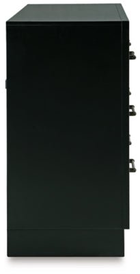 Kraeburn Dresser - Dark Brown Dresser modern furniture Contempo Furniture