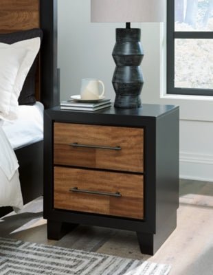 Kraeburn Nightstand - Dark Brown Accent Nightstand modern furniture Contempo Furniture