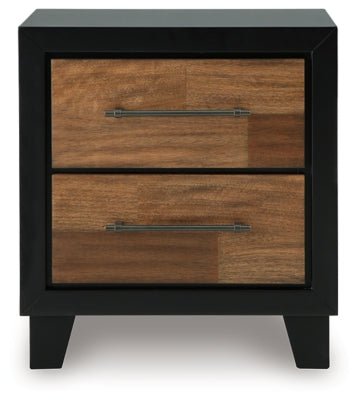 Kraeburn Nightstand - Dark Brown Accent Nightstand modern furniture Contempo Furniture