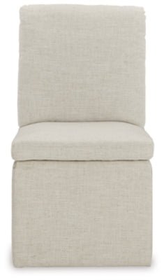 Krystanza Dining Chair - Beige Chair Set modern furniture Contempo Furniture