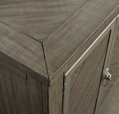 Krystanza Dining Server - Dark Gray Server modern furniture Contempo Furniture