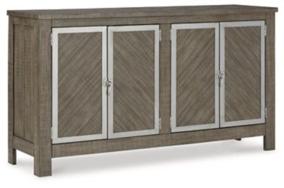 Krystanza Dining Server - Dark Gray Server modern furniture Contempo Furniture
