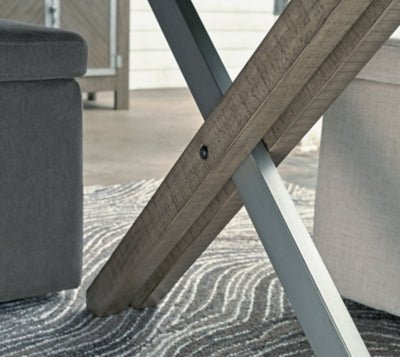 Krystanza Dining Table - Dark Gray Dining Table modern furniture Contempo Furniture