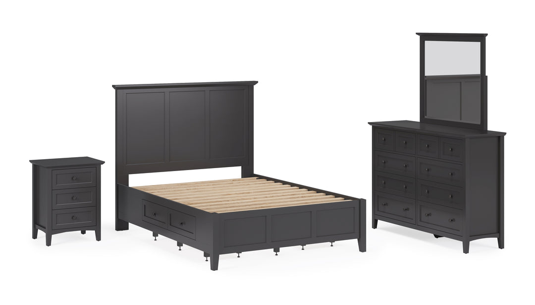 Modus Furniture Pnrb82A Grace Eight Drawer Dresser In Raven Black 2024
