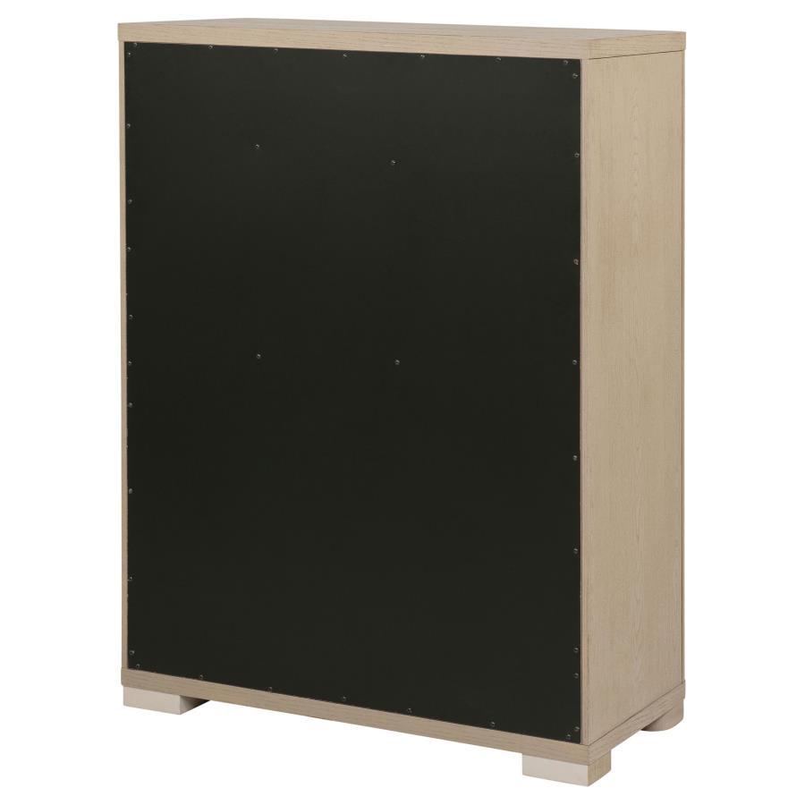 Ladera - 5 - Drawer Bedroom Chest Of Drawers - Light Elm Accent Chest modern furniture Contempo Furniture