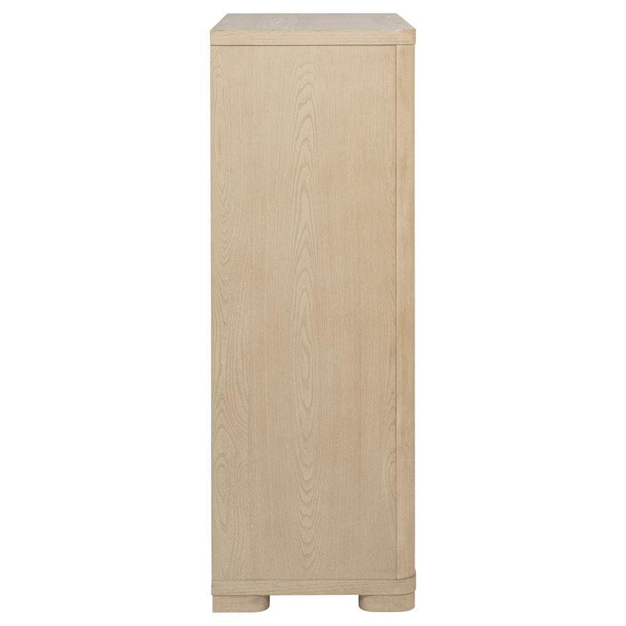 Ladera - 5 - Drawer Bedroom Chest Of Drawers - Light Elm Accent Chest modern furniture Contempo Furniture