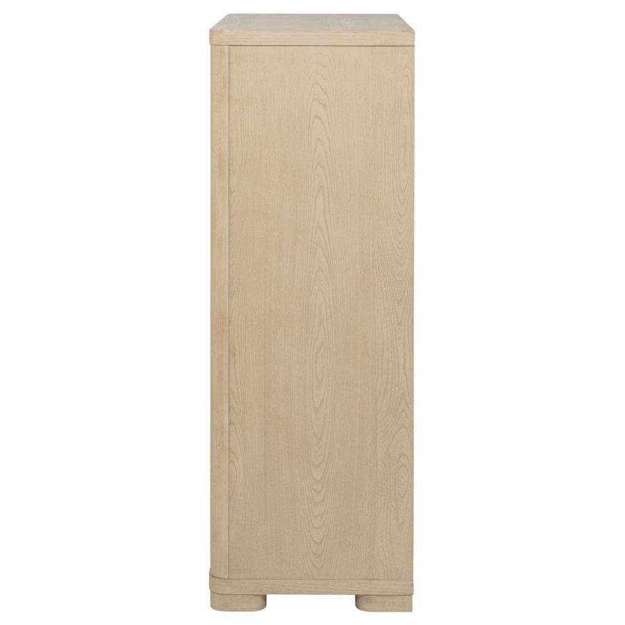 Ladera - 5 - Drawer Bedroom Chest Of Drawers - Light Elm Accent Chest modern furniture Contempo Furniture