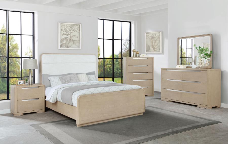 Ladera - 5 - Drawer Bedroom Chest Of Drawers - Light Elm Accent Chest modern furniture Contempo Furniture