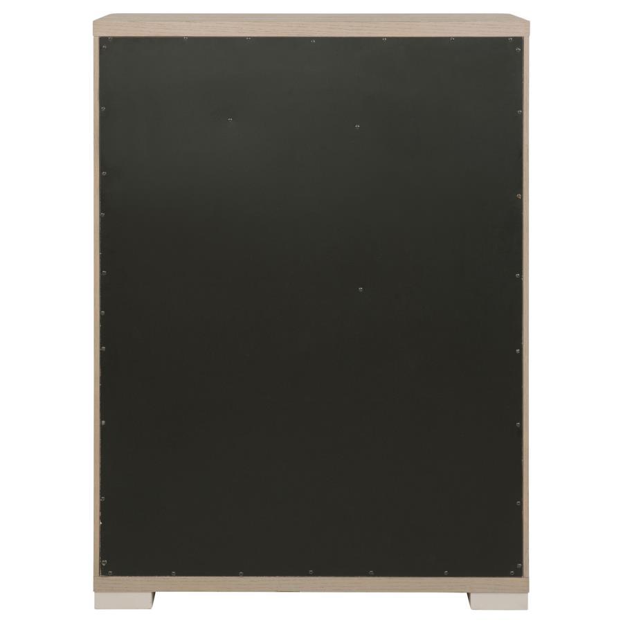 Ladera - 5 - Drawer Bedroom Chest Of Drawers - Light Elm Accent Chest modern furniture Contempo Furniture
