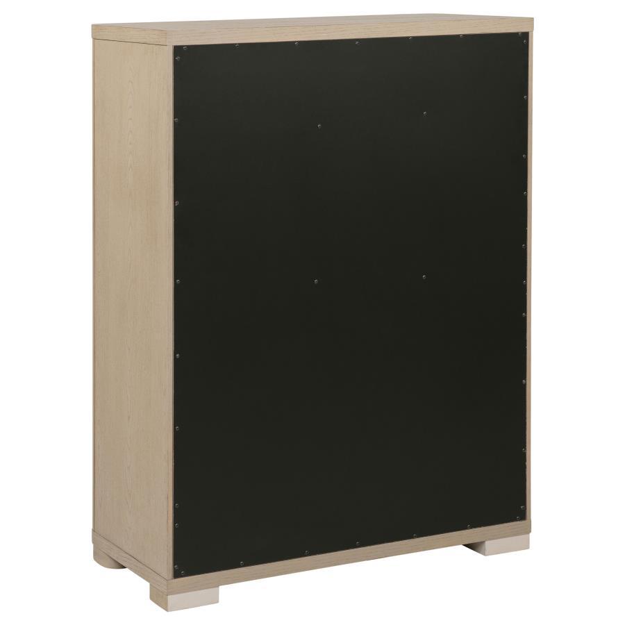 Ladera - 5 - Drawer Bedroom Chest Of Drawers - Light Elm Accent Chest modern furniture Contempo Furniture