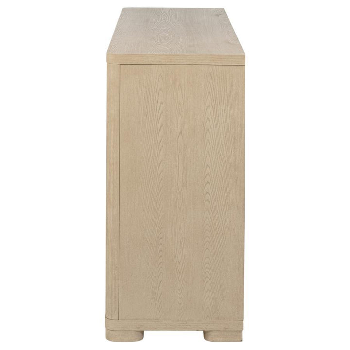 Ladera - 6 - Drawer Bedroom Dresser - Light Elm Dressers modern furniture Contempo Furniture